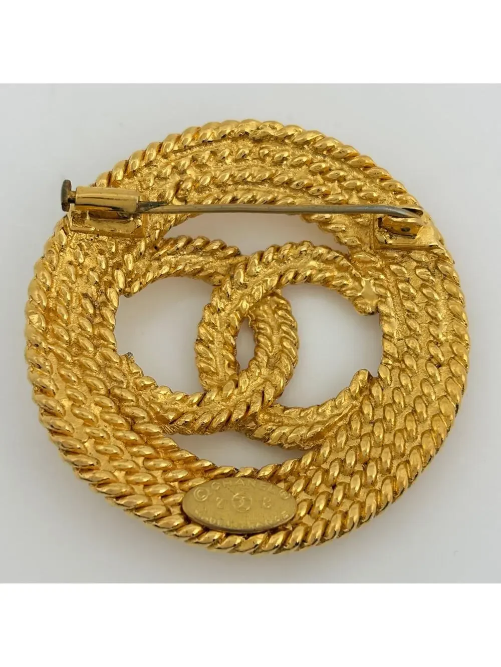 Chanel Cc Logo Brooch Metal #327555C90B